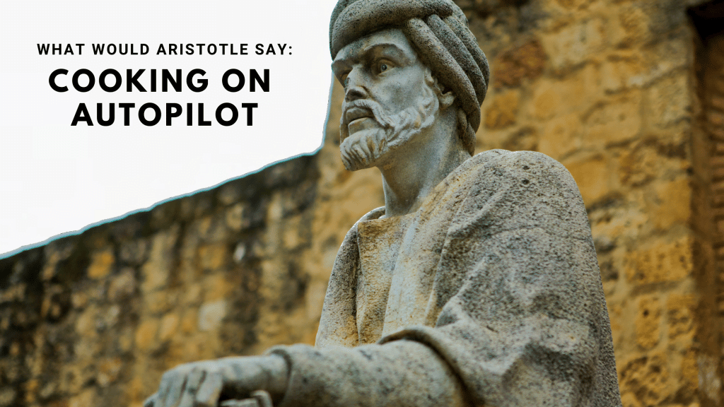 What Would Aristotle Say About Autopilot Cooking - While Working from Home?